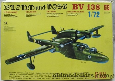 Supermodel 1/72 Blohm und Voss BV-138 B-1 / C-1 /MS Minesweeper / B-1, 10-017 plastic model kit